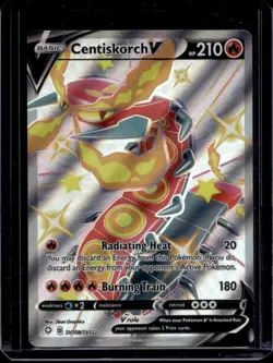 2021 Pokemon SWSH Shining Fates Centiskorch V Shiny Vault #SV108/SV122 - Image 1