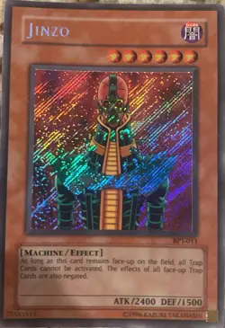 Yu-Gi-Oh Jinzo BPT-011 Secret Rare Holo Card - Image 1
