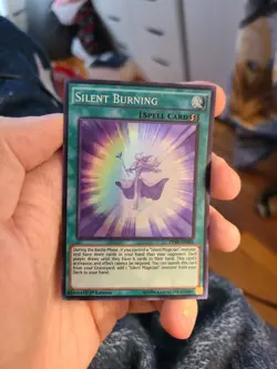 Yugioh Silent Burning DPRP-EN005 1st Super Rare - Image 1