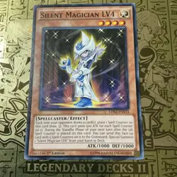 Silent Magician LV4 LDK2-ENY14 Legendary Decks II Yugioh LP - Image 1