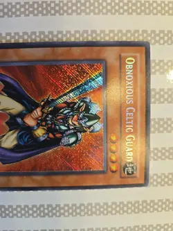 Yugioh Obnoxious Celtic Guard CT1-EN006 Limited Edition Secret Rare - Image 4