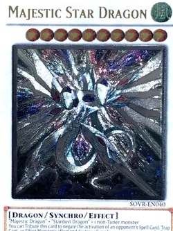 yugioh MAJESTIC STAR DRAGON SOVR-EN040 Ultimate Rare near mint - Image 2