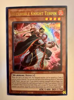 Yugioh! Infernoble Knight Turpin - MP24-EN212 - Ultra Rare - 1st Edition - Image 1