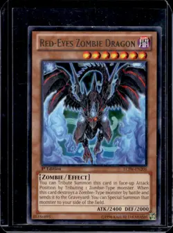 2013 Yu-Gi-Oh! Joey's World 1st Edition Red-Eyes Zombie Dragon #LCJW-EN206 - Image 1