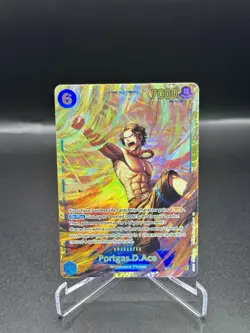 Portgas.D.Ace OP13-119 SEC - One Piece TCG - Foil NM Near-Mint Secret Rare - Image 1