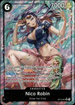 2025 One Piece Gaming Legacy of the Master Nico Robin Alternate Art #OP12-087 - Image 1