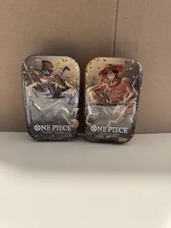 Ace and Sabo | One Piece - 2025 OP-13 Volume 2 Sealed Tins - Lot Of 2x - Image 1