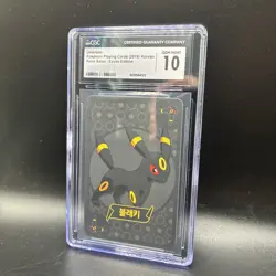 2019 POKEMON PLAYING CARDS KOREAN POINT SALAD -EEVEE EDITION UMBREON CGC 10 - Image 1