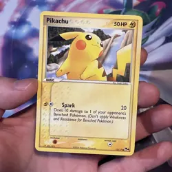 Pokemon Card Pikachu 13/17 POP Series 4 2006 Holo Common - Image 2