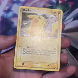 Pokemon Card Pikachu 13/17 POP Series 4 2006 Holo Common - Image 3