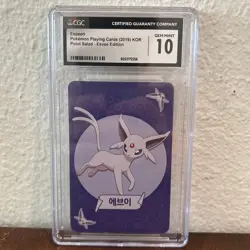 CGC 10 Espeon Point Salad Eevee Edition Korean Pokemon Card - Image 1