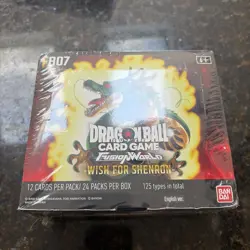 Dragon Ball Super Card Game Fusion World Wish For Shenron Booster Box FB07 - Image 1