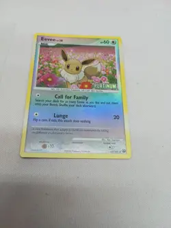 Eevee 62/100 Common Reverse Holo Majestic Dawn Pokemon Card - Image 4