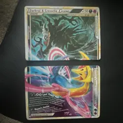 Pokemon Darkrai & Cresselia LEGEND HS—Triumphant 2x TCG Cards 2010 English - Image 3