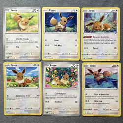 Pokemon Cards Lot Eevee 151 Fusion Strike Shining Fates Astral Radiance + More - Image 1