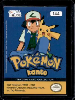 2025 Pokemon Kanto Trading Card Game Articuno Full House #144 - Image 2
