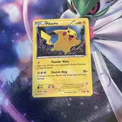 Pokemon Card Pikachu XY89 Black Star Promo Holo - Image 1