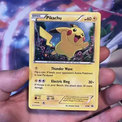 Pokemon Card Pikachu XY89 Black Star Promo Holo - Image 2