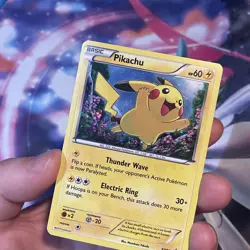 Pokemon Card Pikachu XY89 Black Star Promo Holo - Image 3