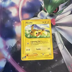 Pikachu 124/165 Pokemon 2002 Expedition e-Card Series - Image 1