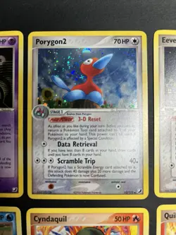 Pokemon TCG Unseen Forces 9 Card Lot 2005 Unown Porygon2 Eevee Jynx Cyndaquil LP - Image 4