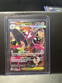 Mega Lopunny EX 128/094: Phantasmal Flames Holo Ultra Rare Pokemon Card 128/094 - Image 1