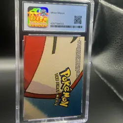 Pokemon TCG Scyther Snorlax Sticker Card Topps Blue Label 8.5 Error - Image 4