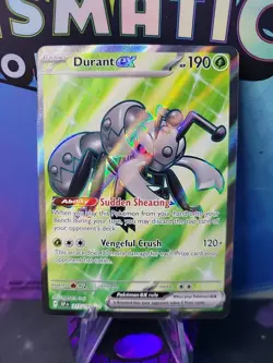 Durant ex 215/191 SV08 Surging Sparks Holo Full Art NM Pokemon Card TCG - Image 1