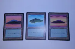 Lot of 15 Japanese 4th Edition Black Bordered FBB Basic Land Cards 1 of Each Art - Image 4