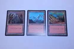 Lot of 15 Japanese 4th Edition Black Bordered FBB Basic Land Cards 1 of Each Art - Image 5