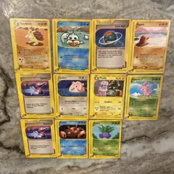 Pokemon TCG Vintage Lot 11 Cards From Skyridge and Expedition Non Holos - Image 1