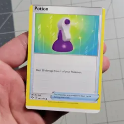 Potion Miscut Edge Of Sheet Error Pokemon Card Champions Path swsh - Image 1