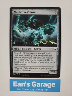 Magic The Gathering Maelstrom Colossus 322/361 CMR Commander Legends common MN - Image 1