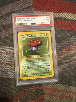 1999 POKEMON JUNGLE #15 VILEPLUME-HOLO PSA 6 - Image 1