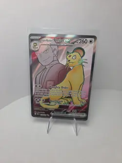 Team Rocket’s Persian 219/182 - Full Art Ultra Rare - Pokemon Destined Rivals NM - Image 1