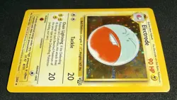 Electrode 02/64 Holo Rare Jungle Unlimited Vintage 1999 Pokemon TCG LP - Image 3
