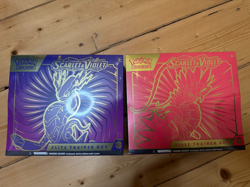 Pokemon Scarlet And Violet Base Set Pair of Elite Trainer Box Sealed (2 total) - Image 1