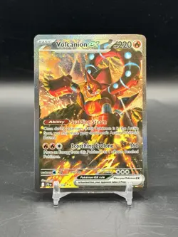 Pokemon Volcanion ex 182/159 Journey Together Special Illustration Rare SIR - Image 1