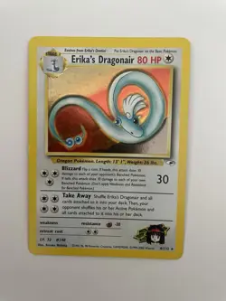Pokemon TCG Erika's Dragonair Gym Heroes 4/132 Holo 1999-2000 Wizards - Image 1