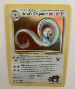 Pokemon TCG Erika's Dragonair Gym Heroes 4/132 Holo 1999-2000 Wizards - Image 2