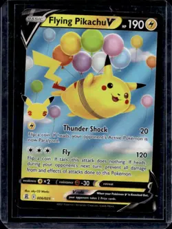 2021 Pokemon SWSH Celebrations Flying Pikachu V #006/025 - Image 1