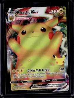 2021 Pokemon SWSH Black Star Promos Pikachu VM Celebrations #SWSH062 - Image 1