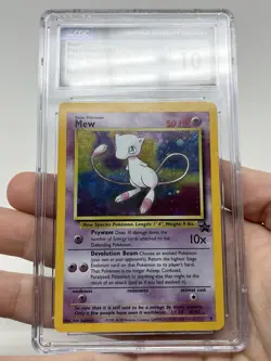 Pokemon League Mew #9 Holo Black Star Promo CGC 10 GEM MINT 2000 WOTC - Image 5