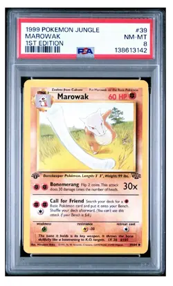 1999 POKEMON JUNGLE 1ST EDITION MAROWAK 39 - Image 1