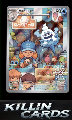 Vanillish - 190/182 (Holiday Calendar) 190/182 Pokemon Illustration Rare Miscell - Image 1