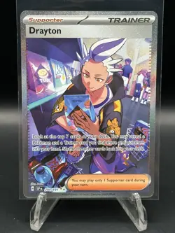 Drayton 244/191 Surging Sparks - Special Illustration Rare holo Pokemon Tcg NM - Image 1
