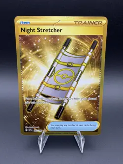 Night Stretcher 251/191 Pokemon TCG S&V Surging Sparks NM Hyper Rare GOLD Holo - Image 1