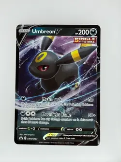 2019 Pokemon SWSH Black Star Umbreon V SWSH203 NM - Image 1