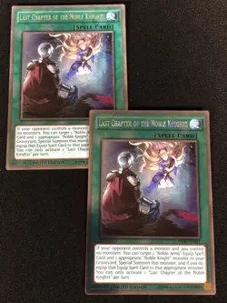 Yugioh Last chapter of the Noble Knights NKRT-EN017 Platinum x2 (NM) - Image 1