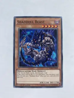 Shaddoll Beast SDSH-EN008 Yu-Gi-Oh! Common 1st Edition - Image 1
